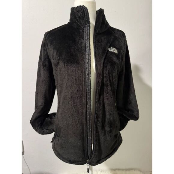 The North Face Black Osito Long sleeve women’s soft fleece jacket L - Picture 3 of 12